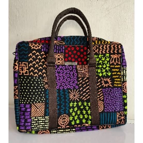 Handmade Ankara laptop Bag